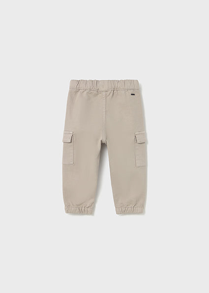 Mayoral Baby Boys Beige Cargo Joggers 2506