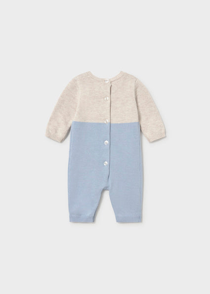 PRE ORDER Mayoral Baby Boy Blue Knit Romper 2601