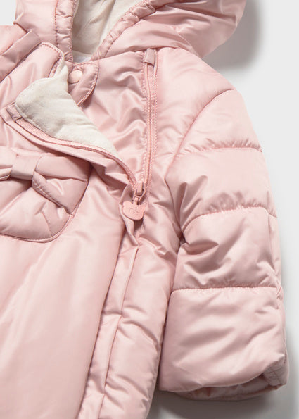 Mayoral Baby Girl Pink Padded Snowsuit 2652