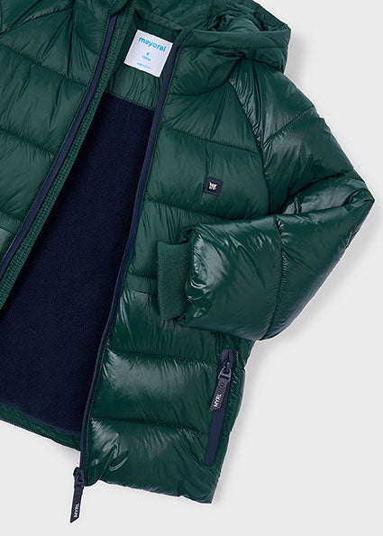 Mayoral Boys Green Matte Puffer Jacket 4469