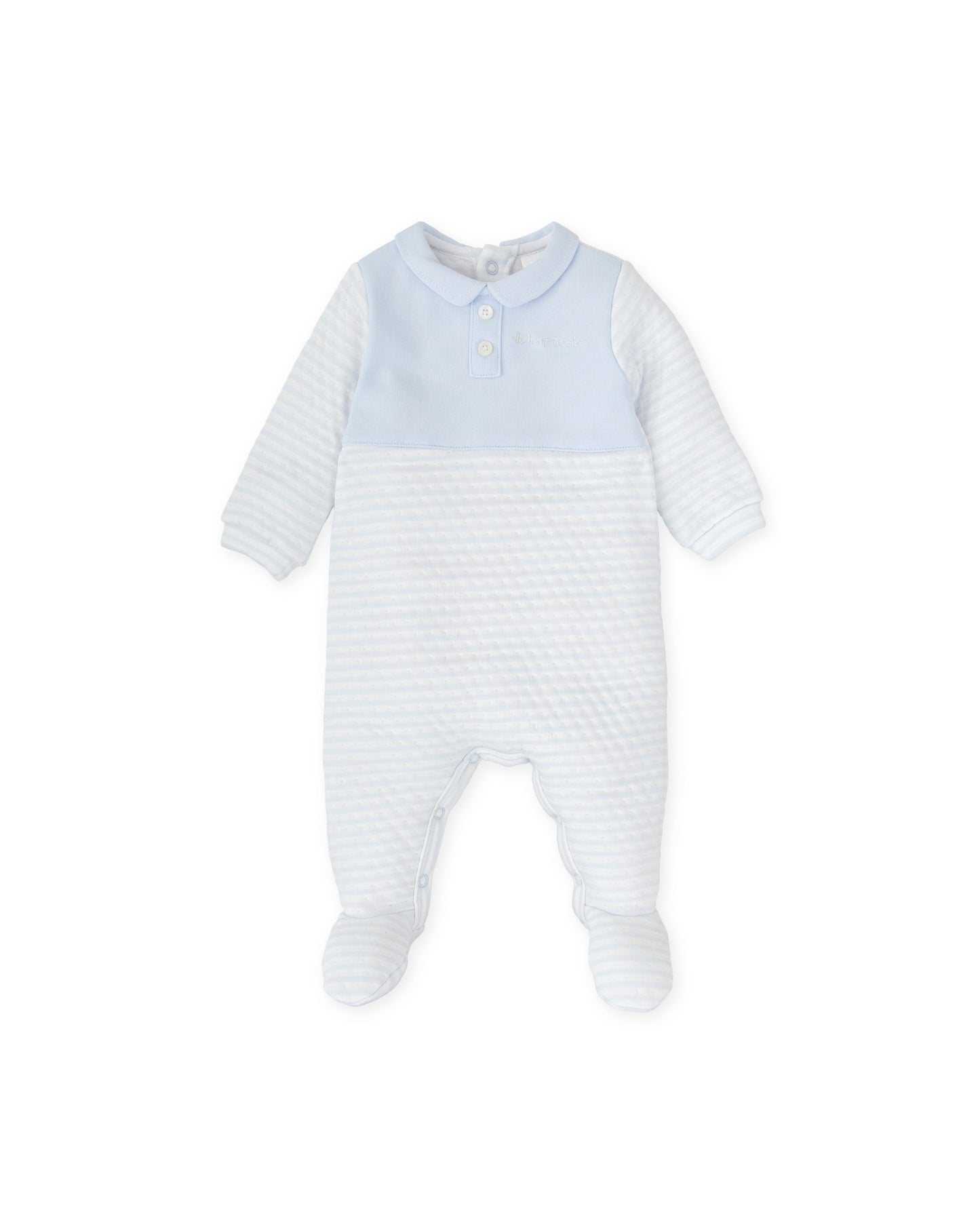 Tutto Piccolo Baby Boys White Babygrow 2407