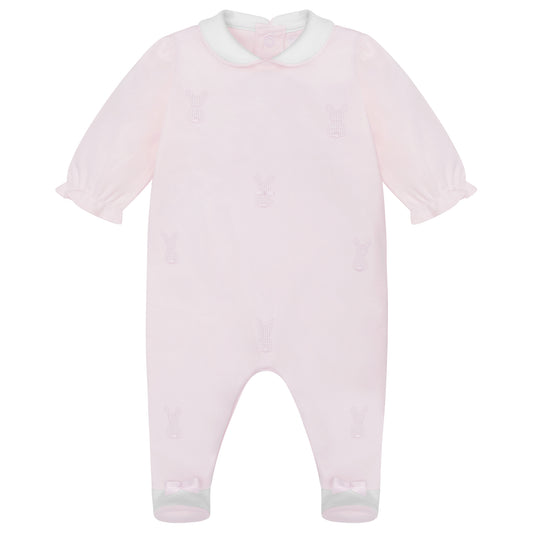 Emile Et Rose Baby Girl Pink Bunny Babygrow & Hat Kallie