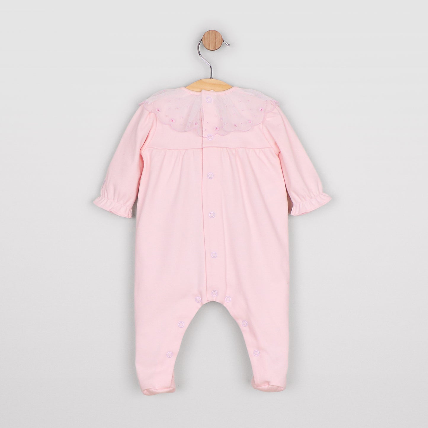 Emile Et Rose Baby Girl Pink Flower Tulle Babygrow Mabel