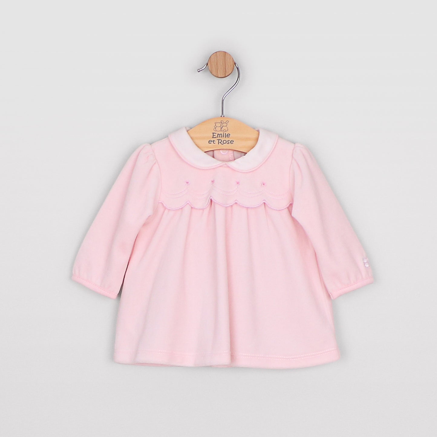 Emile Et Rose Girls Pink Velour Two Piece Set Michelle