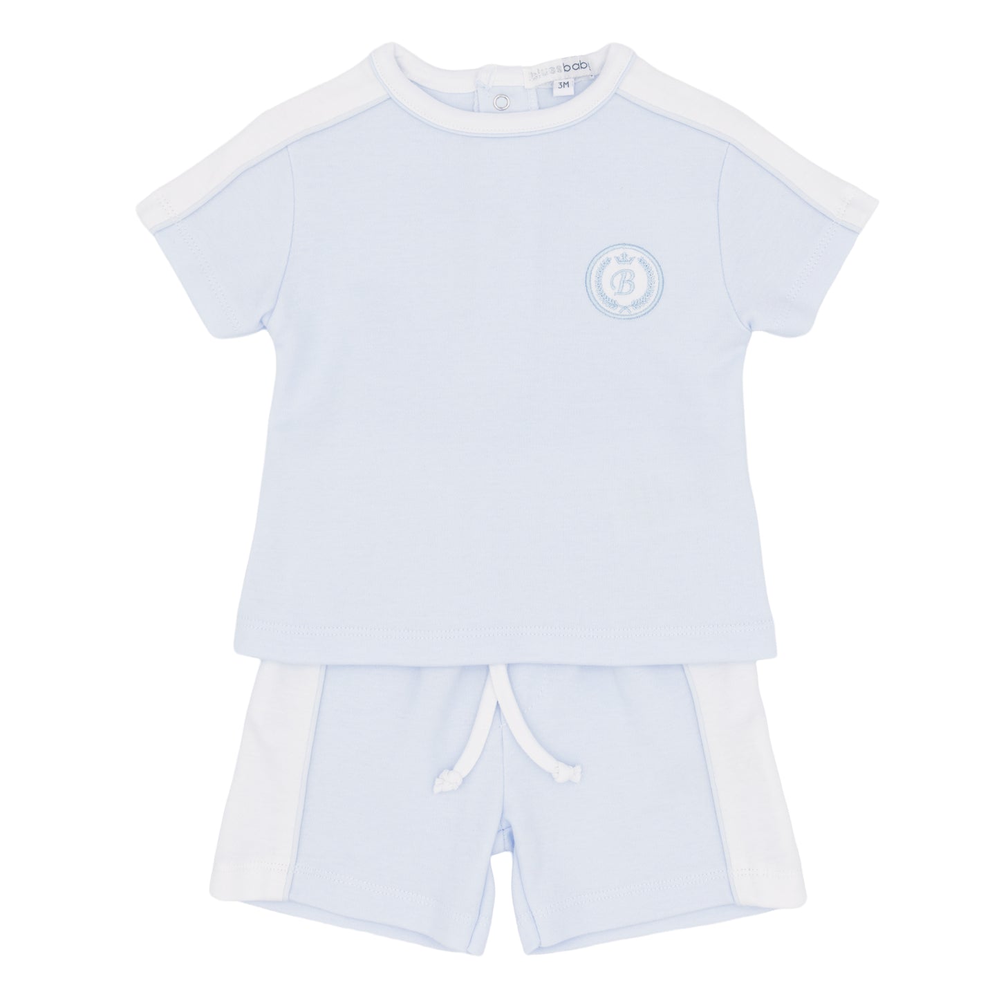 PRE ORDER Blues Baby Blue Contrast Short Set BB3029