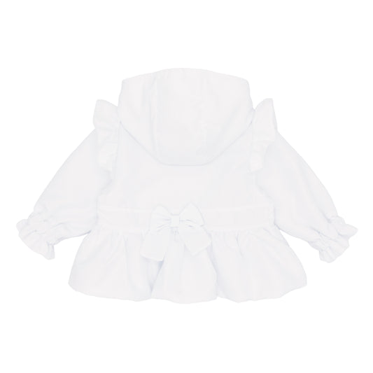 Blues Baby White Girls Bow Jacket BB3102