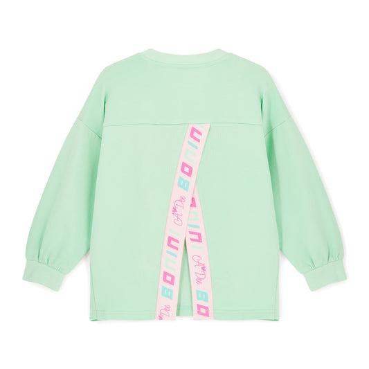 PRE ORDER Bonini Girls Mint Logo Sweatshirt Groove