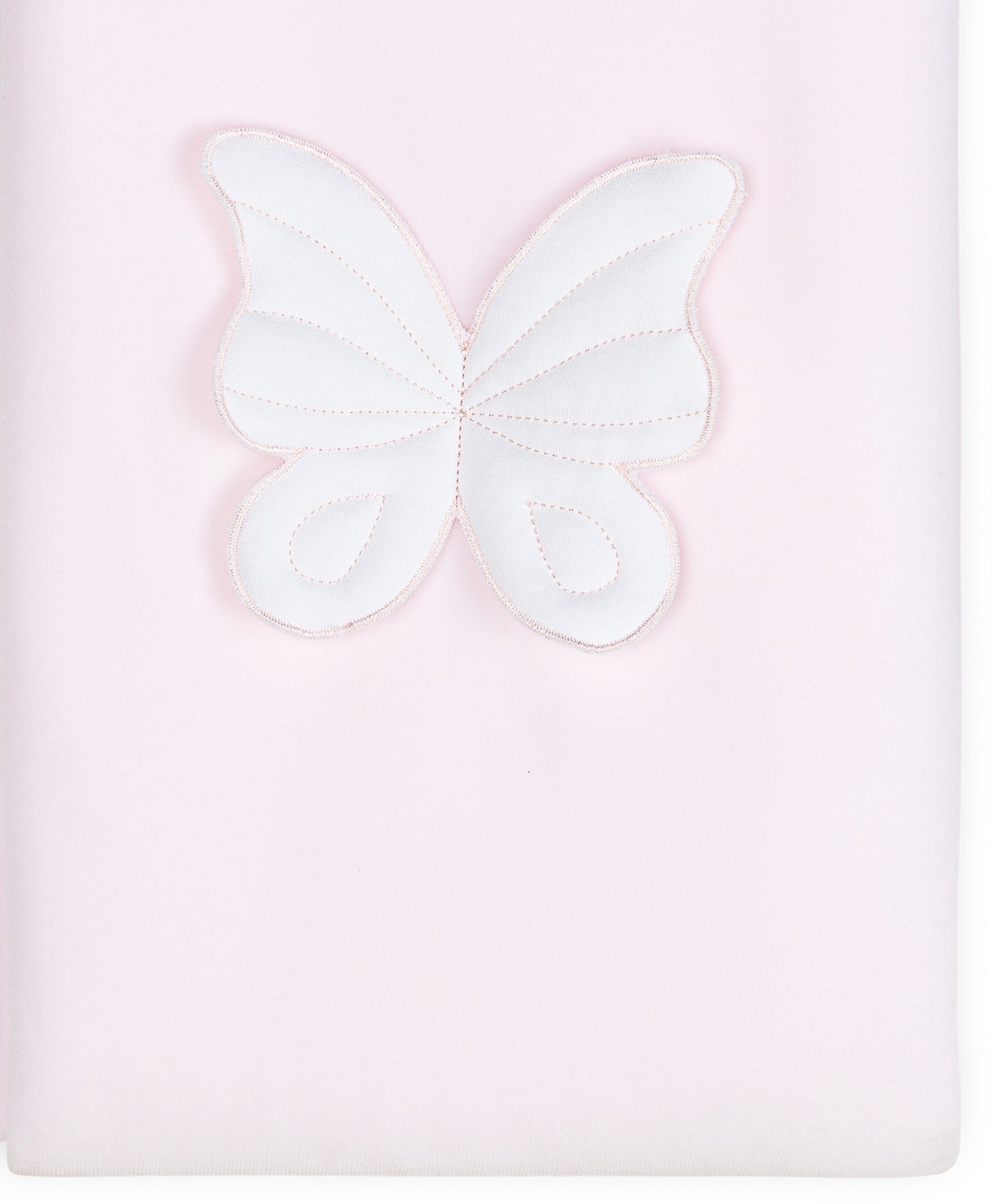 Baby Gi Pink Velour Butterfly Blanket BT60GL