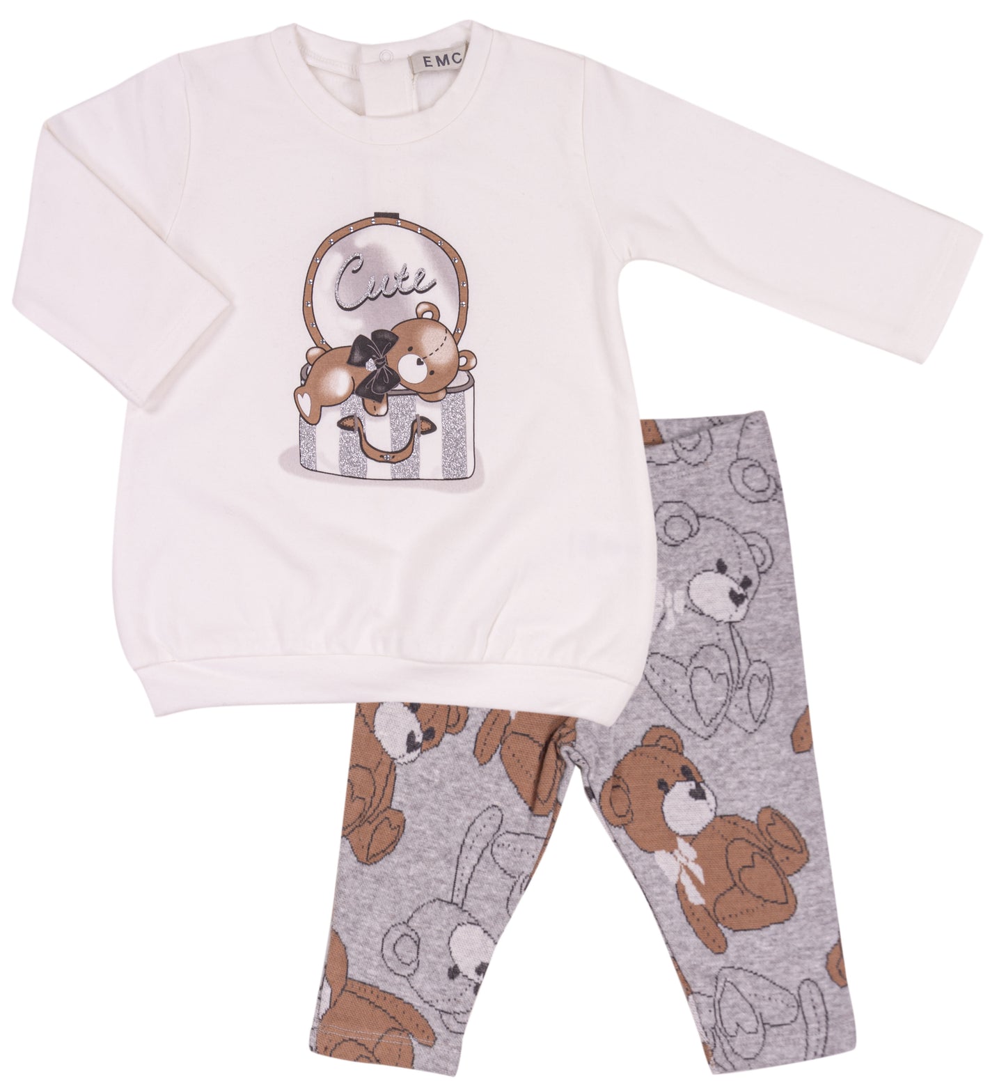 EMC Baby Girl Off White Knit Set C03673