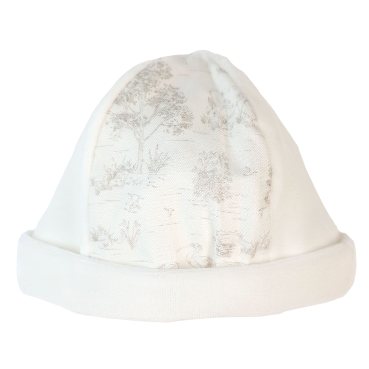 Baby Gi Ivory Country Print Beanie Hat CT252