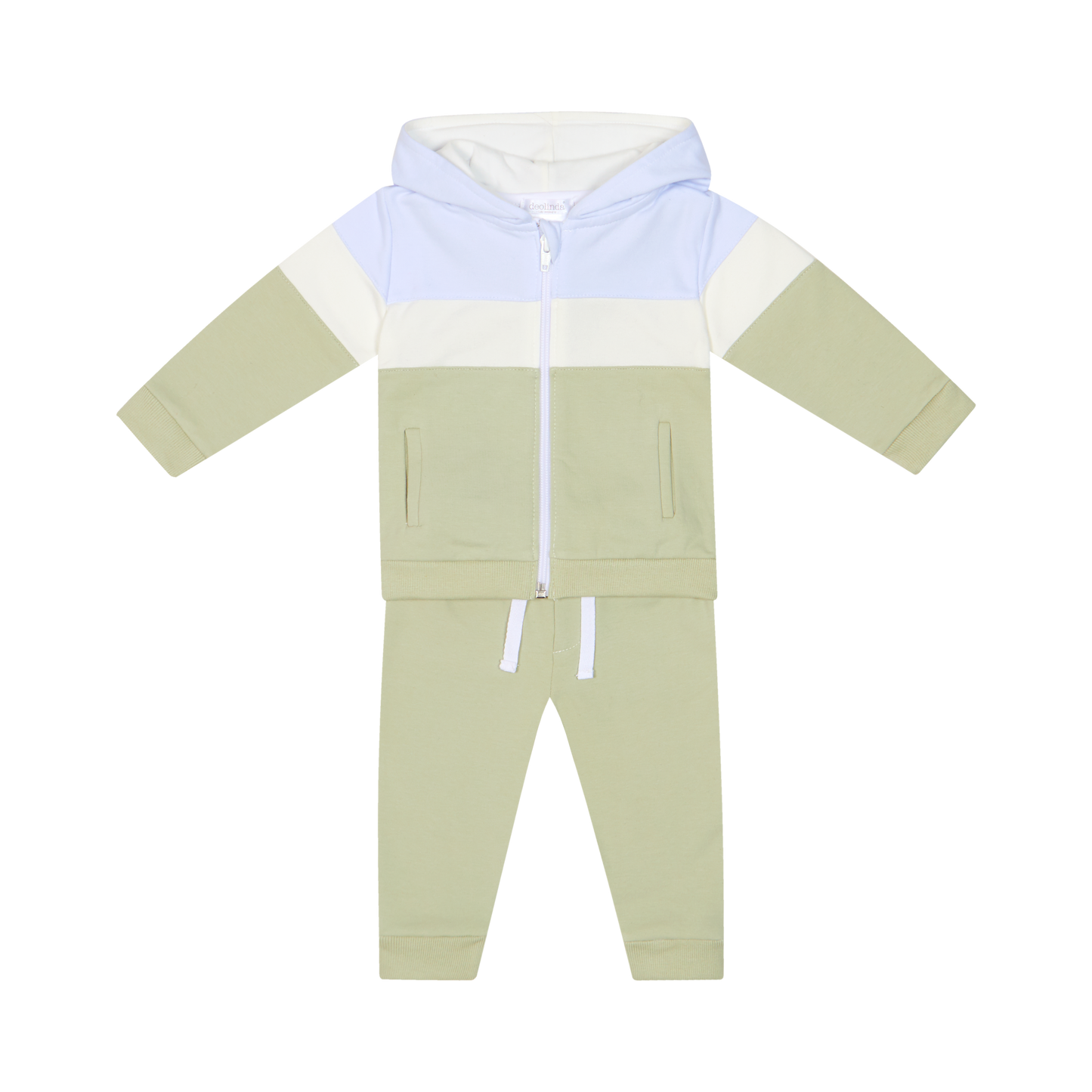 PRE ORDER Deolinda Baby Boys Blue & Sage Tracksuit 6718