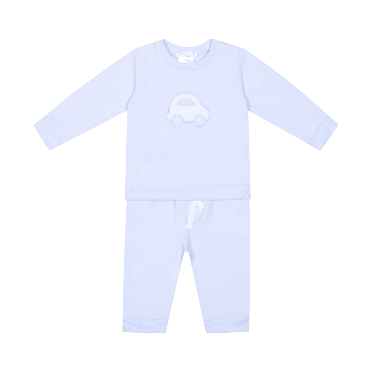 PRE ORDER Deolinda Baby Boys Blue Car Tracksuit 6724