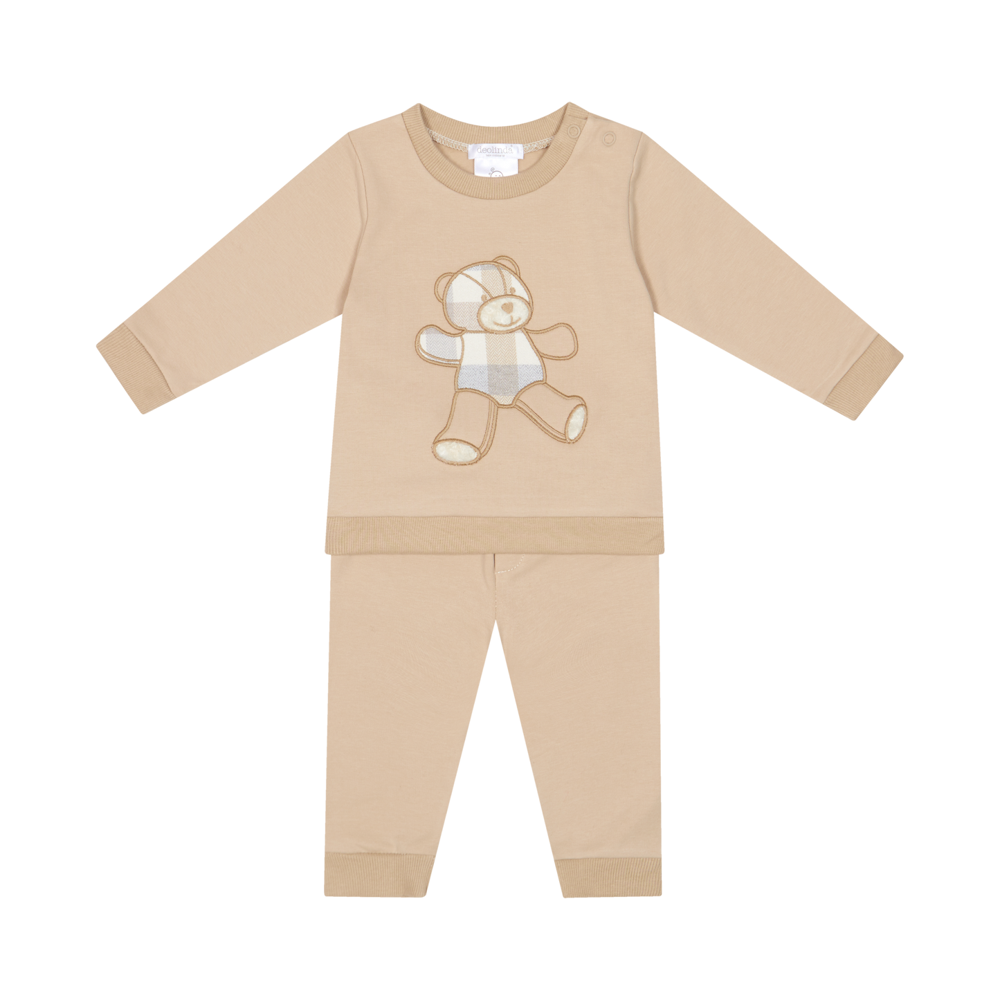 PRE ORDER Deolinda Baby Boy Beige Bear Tracksuit 6903