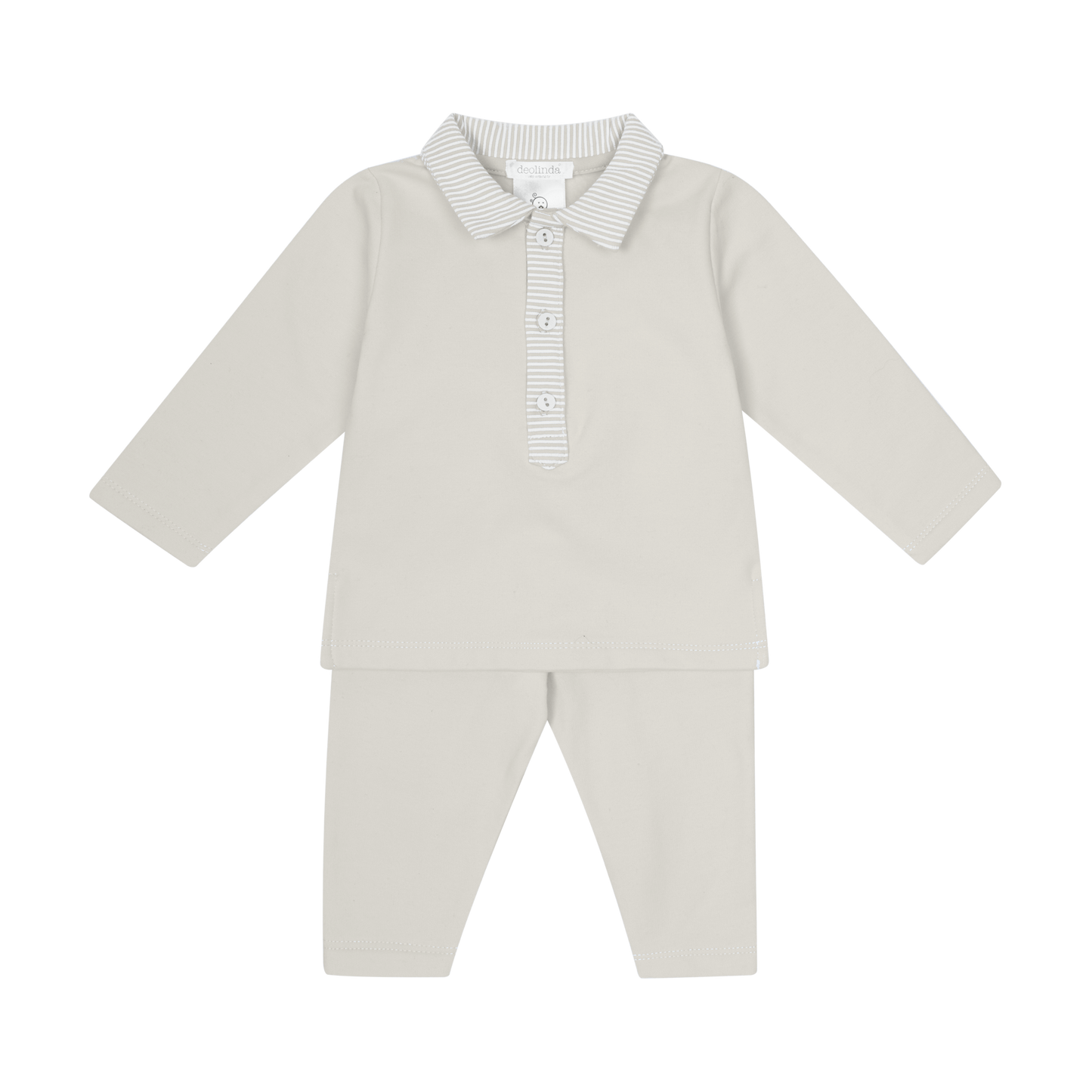 Deolinda Baby Boy Beige Polo Tracksuit 25901