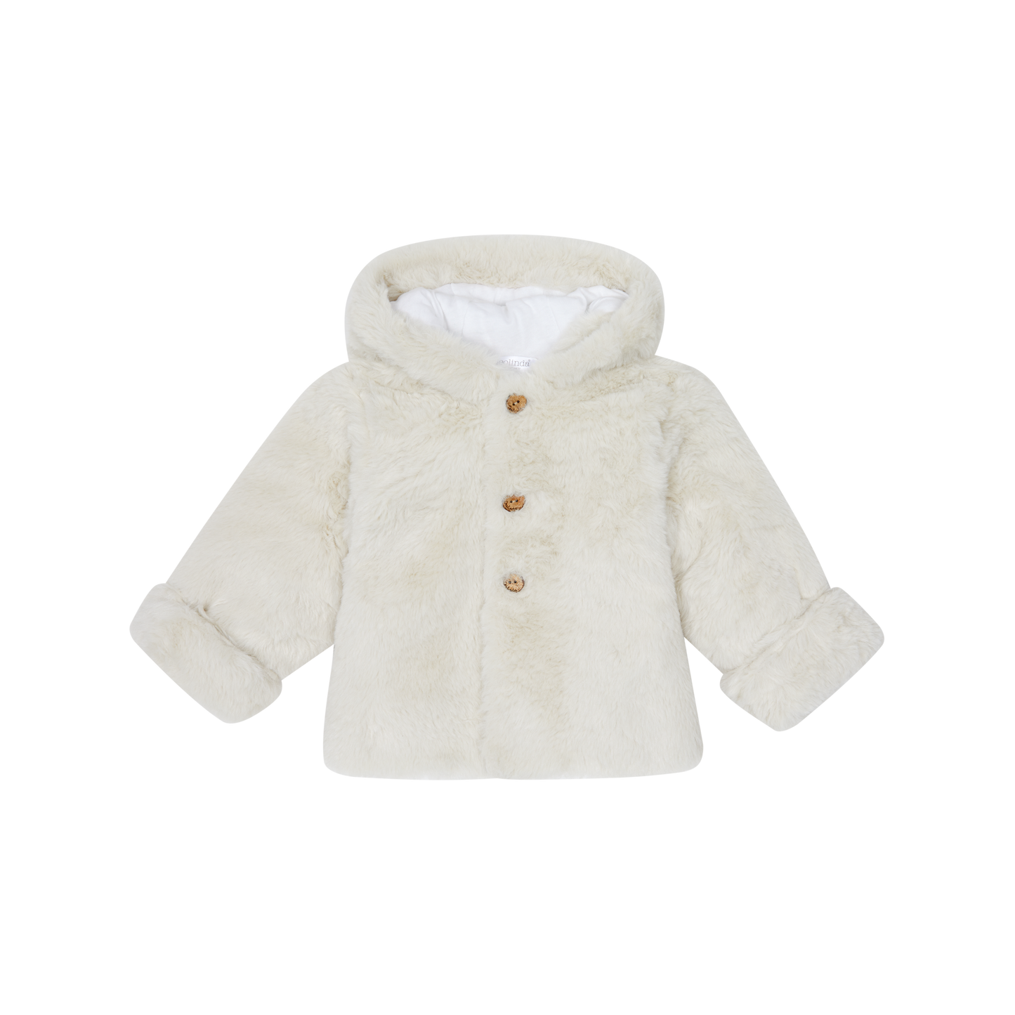 Deolinda Baby Girl Beige Fur Jacket 25803