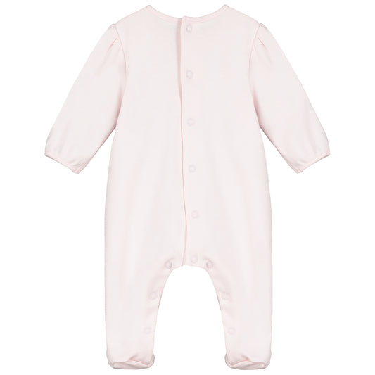 Emile Et Rose Girls Pink Bow Babygrow & Hat Set Shantel
