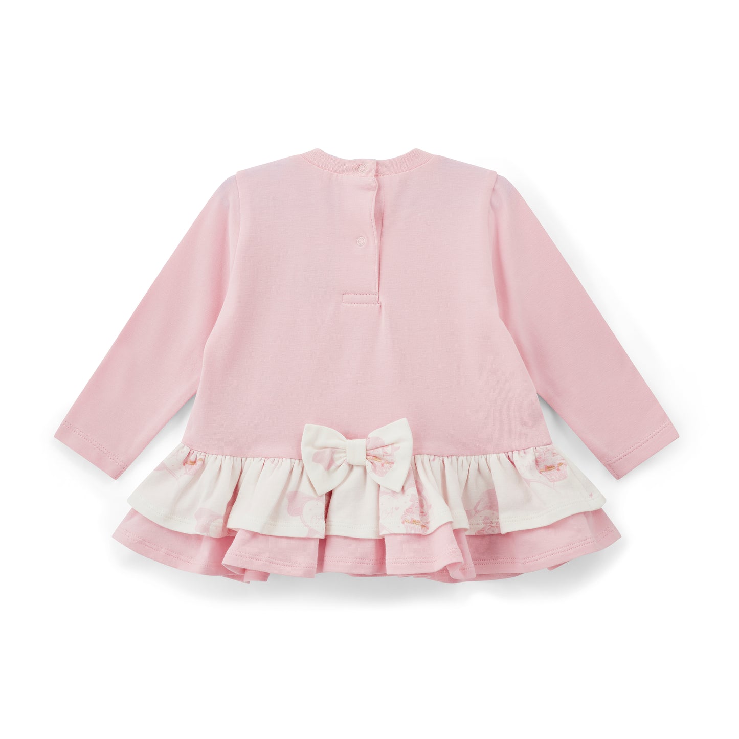 Little A Girls Pink Cupcake Bow Legging Set Jade