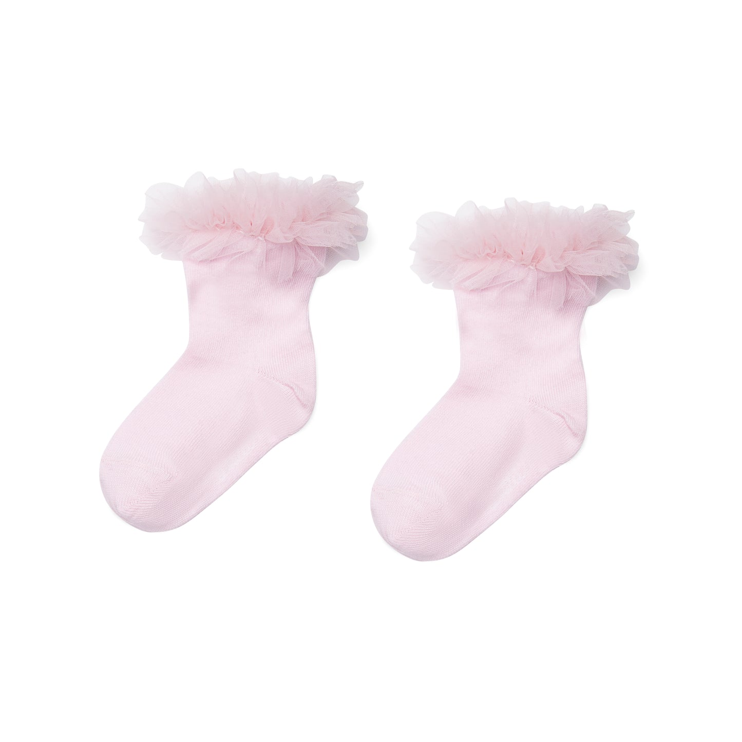 Little A Pink Tulle Ankle Socks Karla