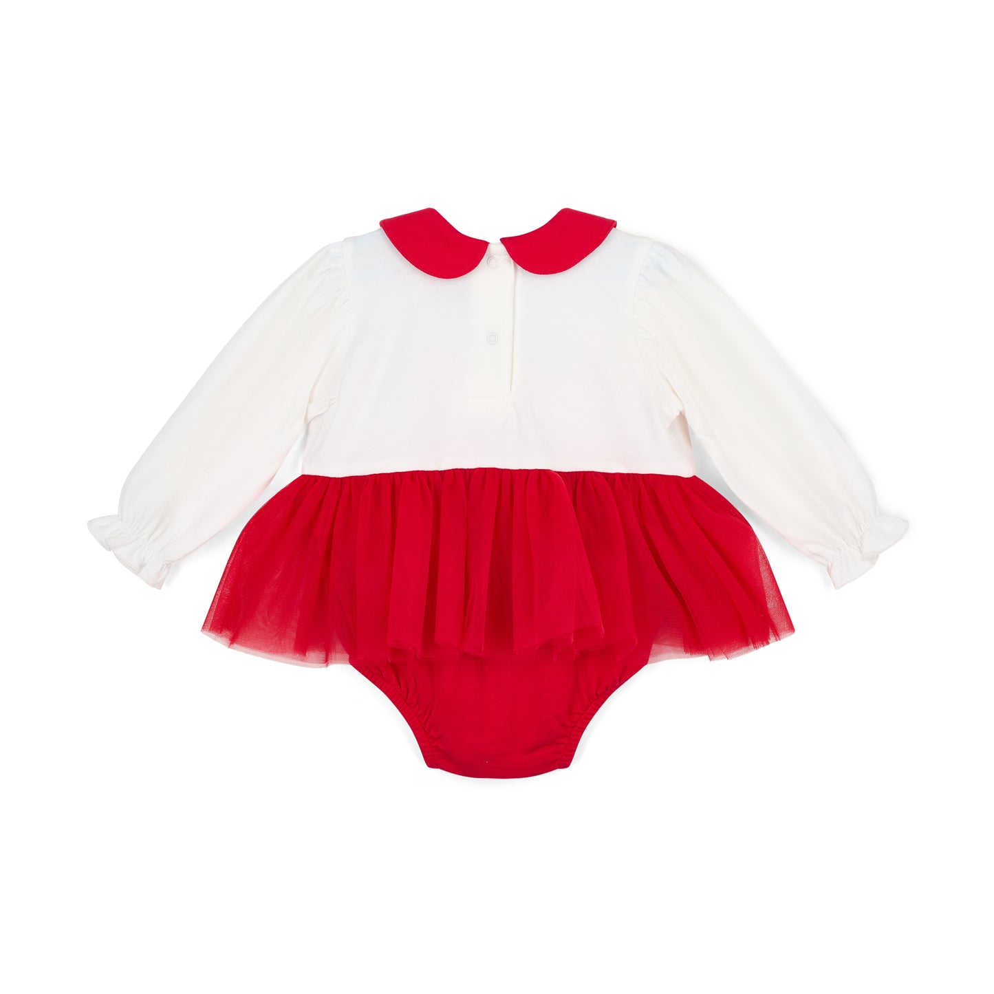Little A Red Tulle Frilly Romper Kimberly