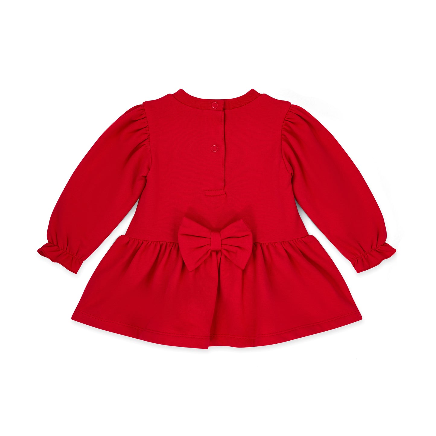PRE ORDER Little A Baby Girls Red Sweater Dress Esme