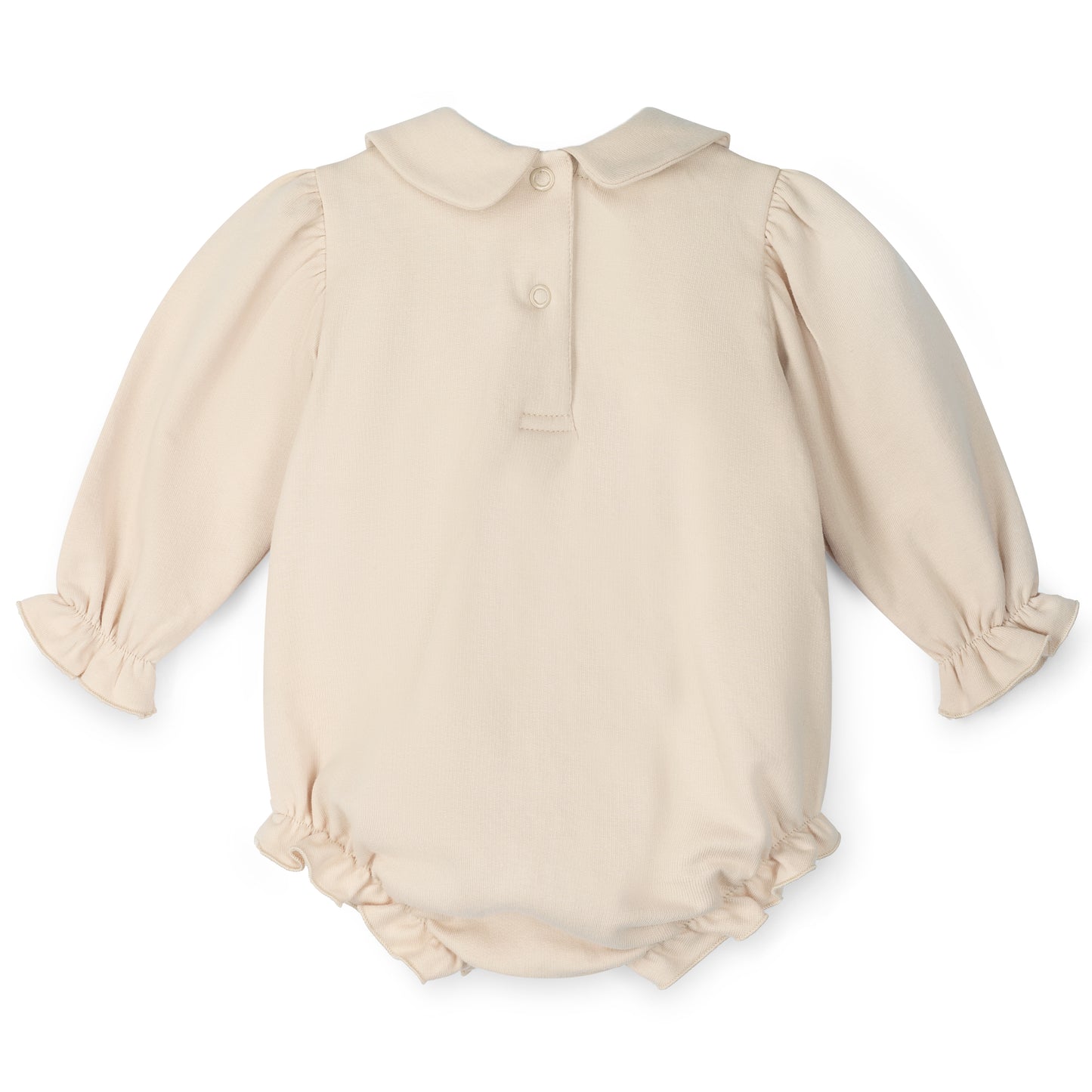PRE ORDER Little A Baby Beige Fur Heart Romper Erin