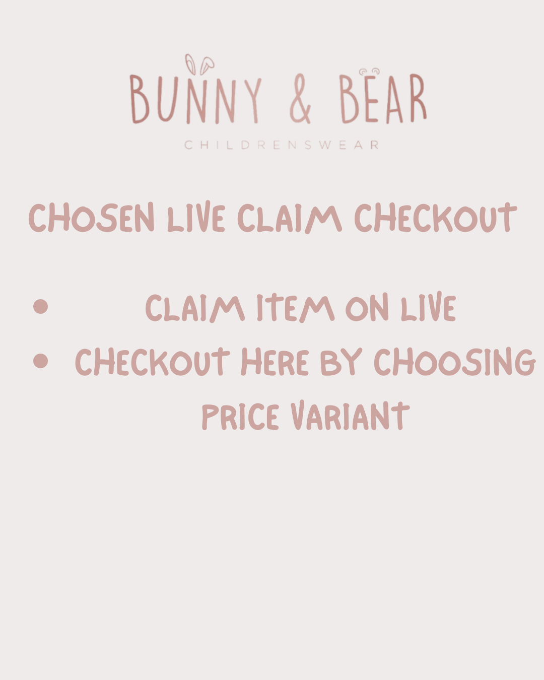 Children's Outfit Claim Live