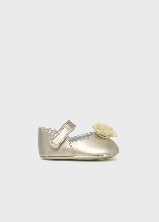 Mayoral Baby Girl Champagne Mary Jane Shoes 9902
