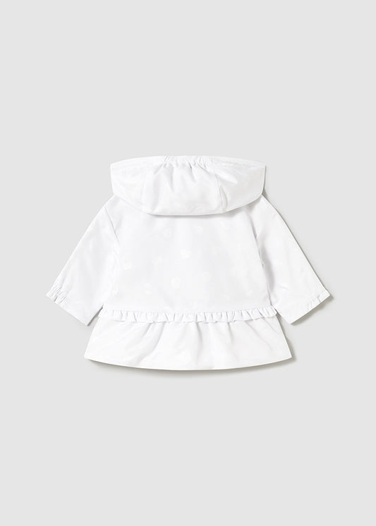 Mayoral Baby Girls White Reversible Jacket 1479