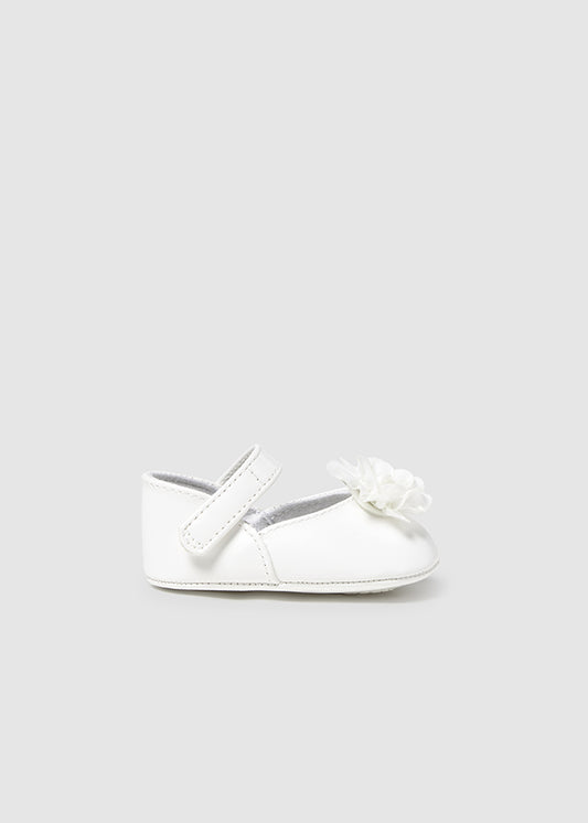 Mayoral Baby Girl White Mary Jane Shoes 9902