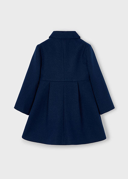 Mayoral Girls Navy Woolen Coat 4440