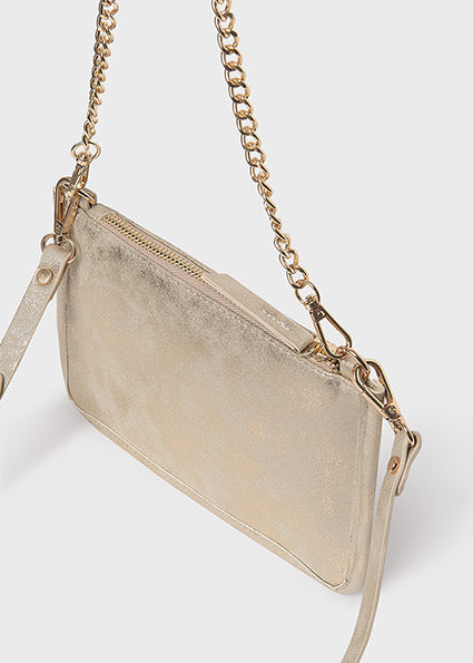 Mayoral Girls Gold Metallic Studded Handbag 10939