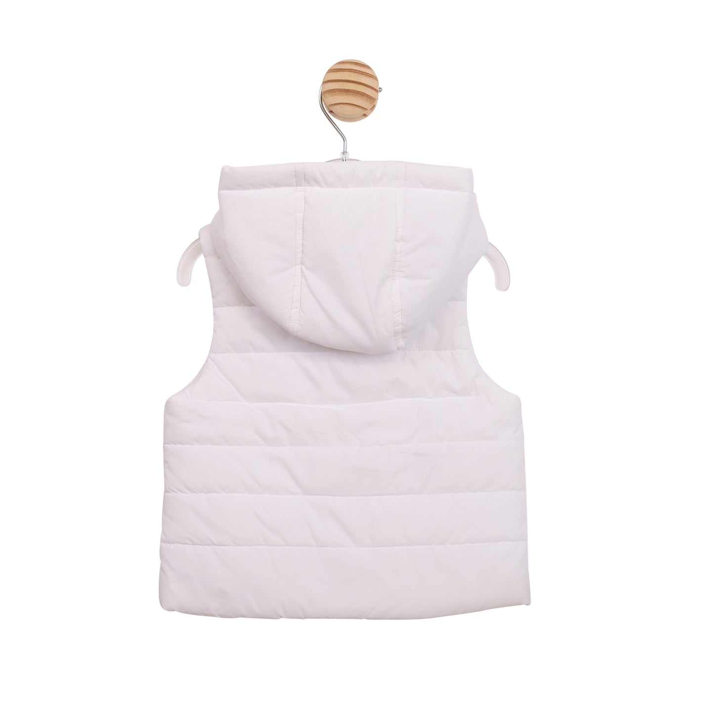 Mintini Baby Boys White Padded Gilet 6854