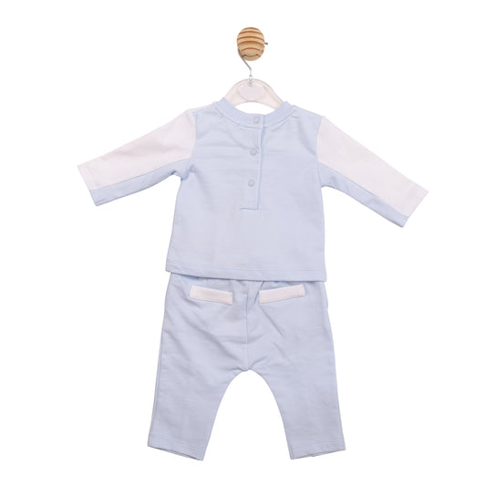 Mintini Baby Boys Blue Trouser Set 7009