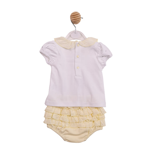 Mintini Baby Girls Lemon Jam Pant Set 7106