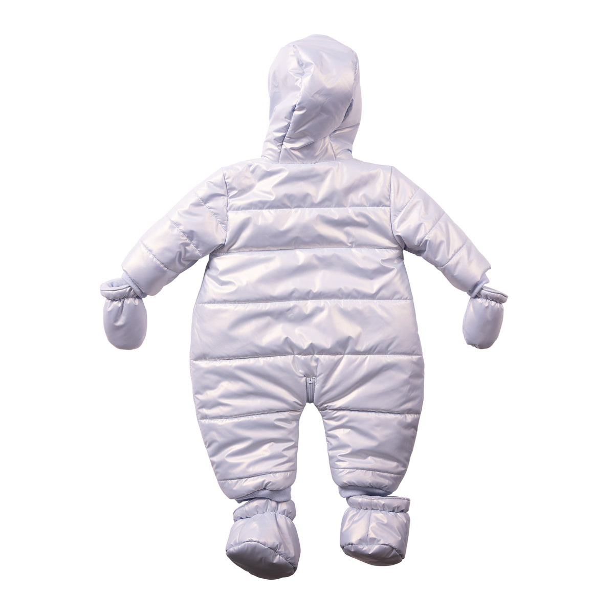 Mintini Baby Boy Blue Metallic Snowsuit 7261