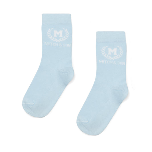 Mitch & Son Pale Blue & Sage 2 Pack Sock Jeremy