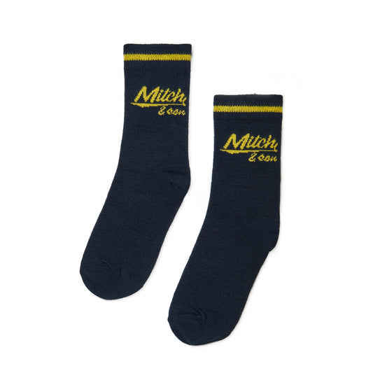 Mitch & Son Navy & Grey 2 Pack Sock Kylo