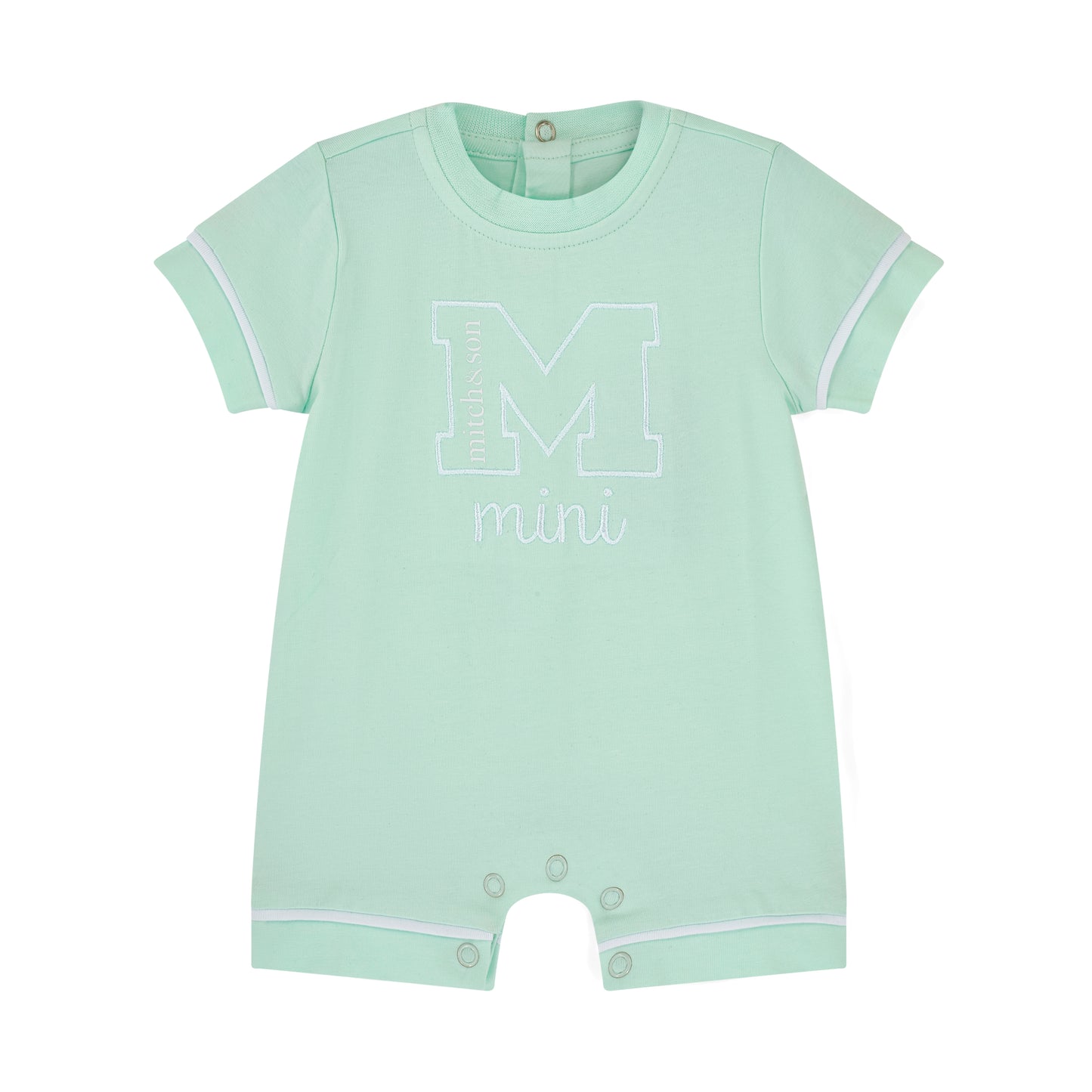 Mitch & Son Mini Mint Romper Nelson