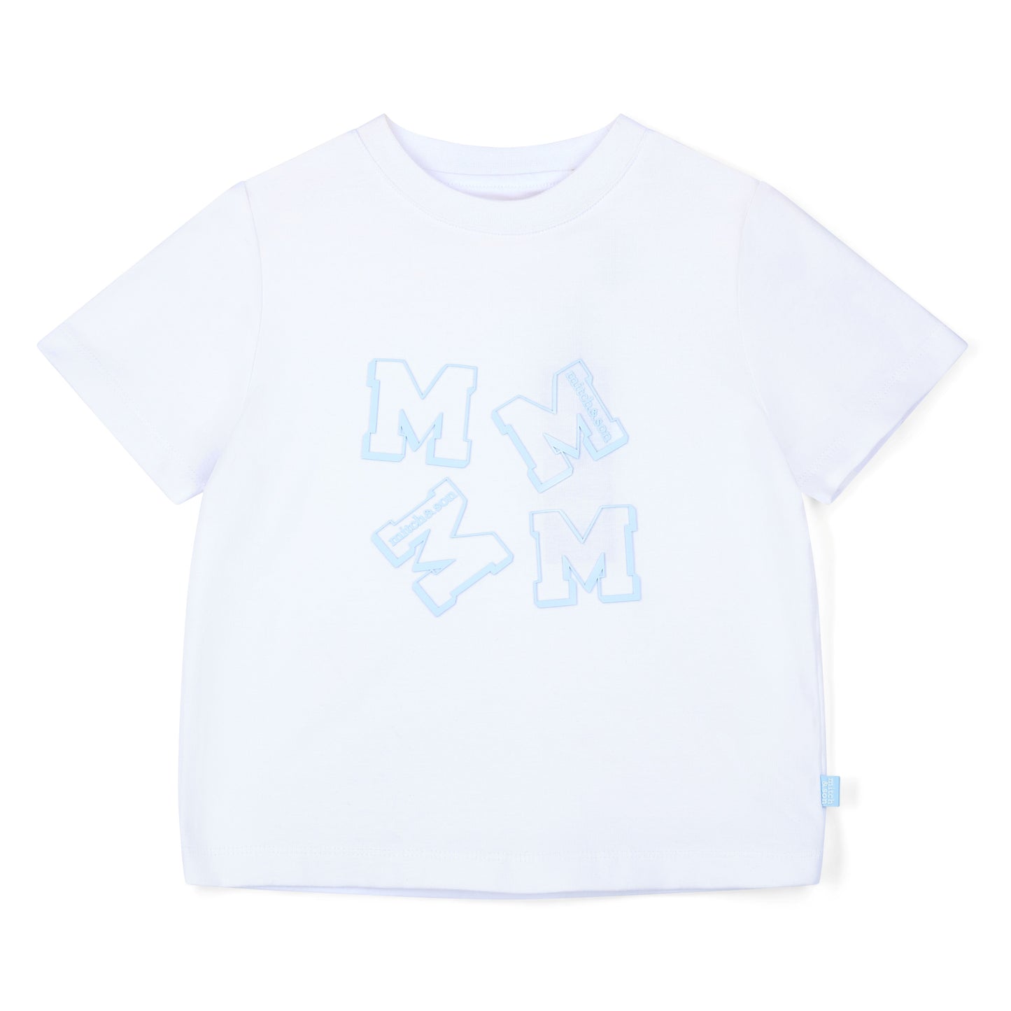 PRE ORDER Mitch & Son White Logo T-Shirt Oake