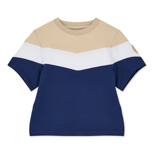 Mitch & Son Navy Contrast Short Set Paco