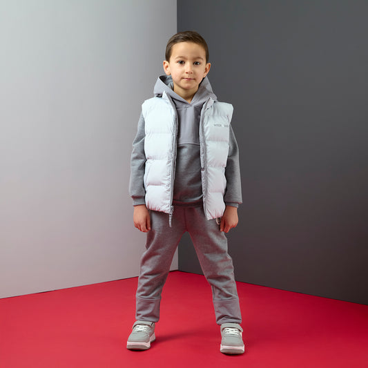PRE ORDER Mitch & Son Grey Reversible Gilet Tristan