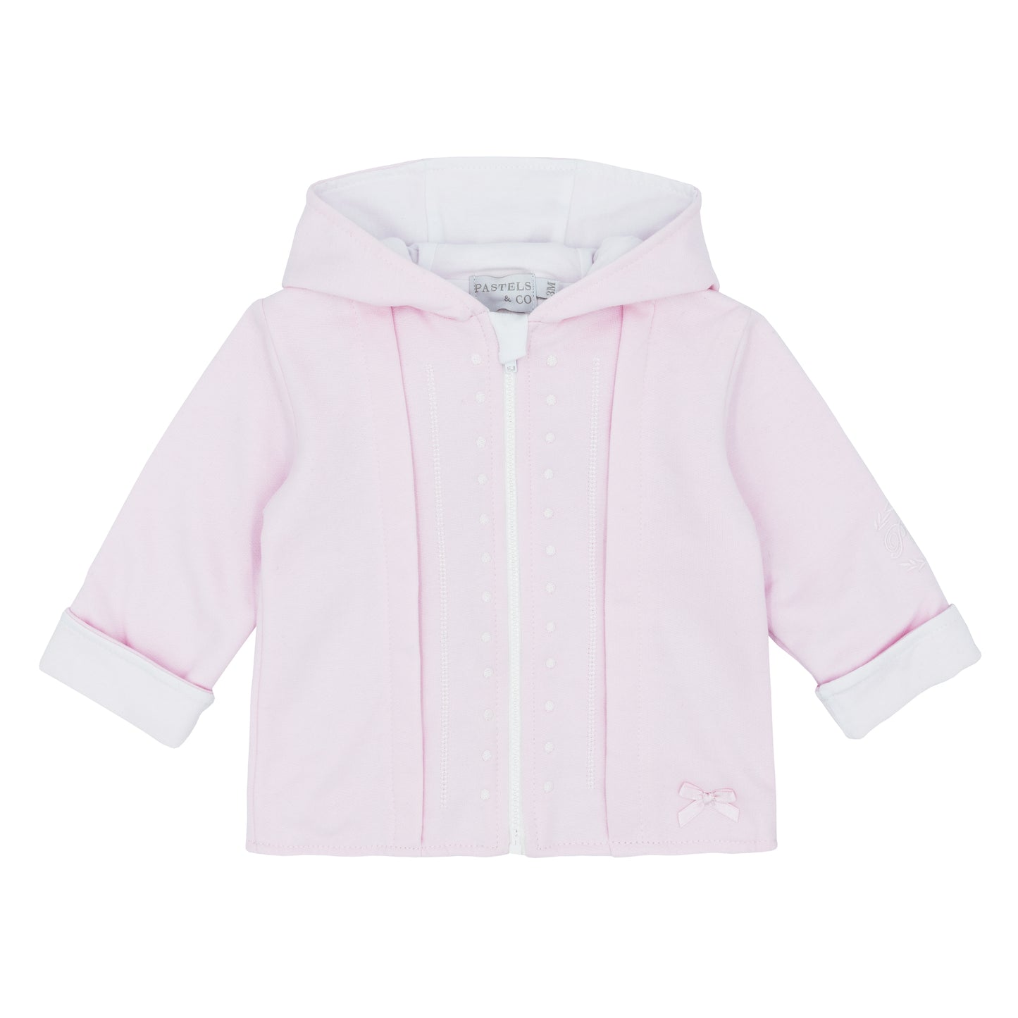 PASTELS & CO Baby Girl Pink Soft Jacket Amy