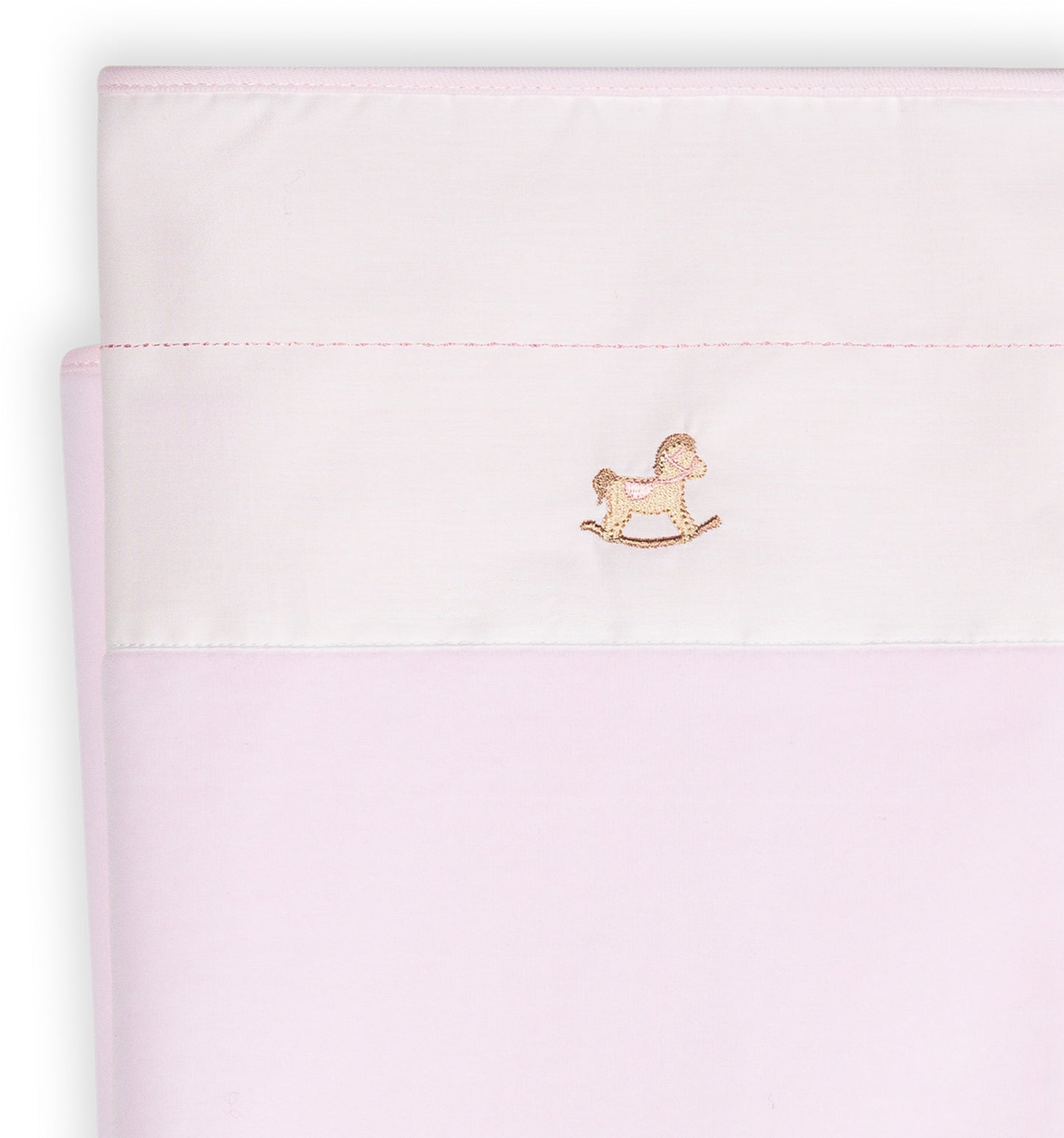 PRE ORDER Baby Gi Pink Rocking Horse Velour Blanket RH60