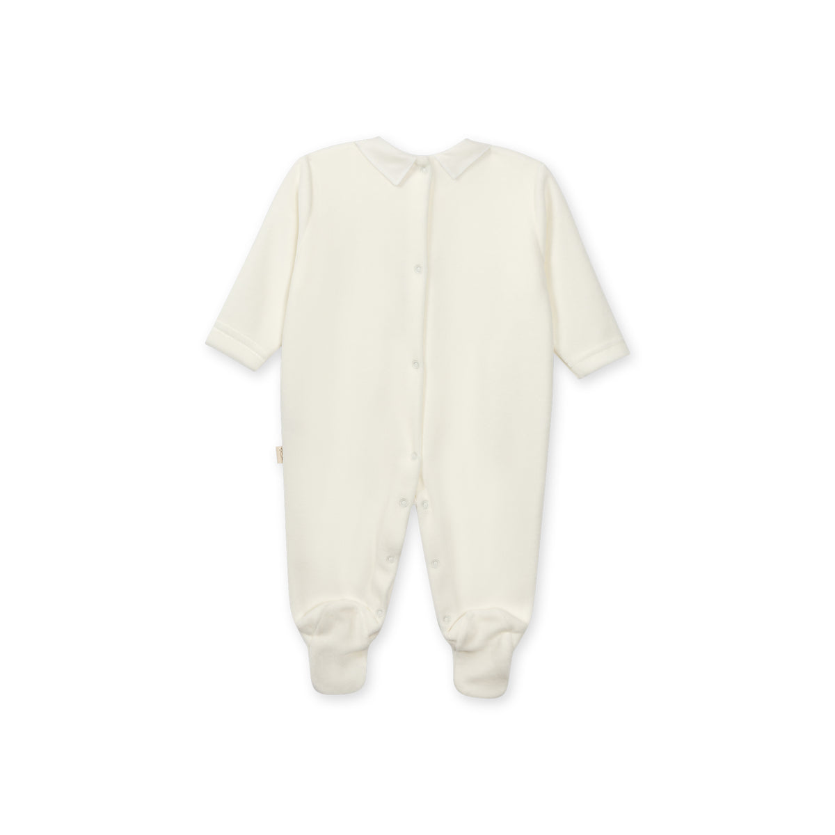 PRE ORDER Baby Gi Ivory Teddy Velour Babygrow ST50B
