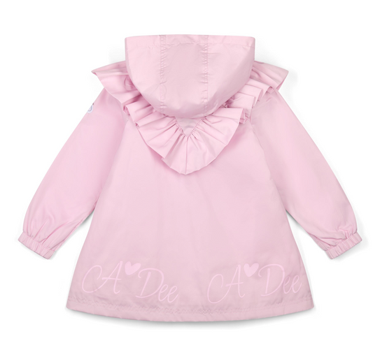 ADee Girls Pink Frill Light Summer Jacket Celine