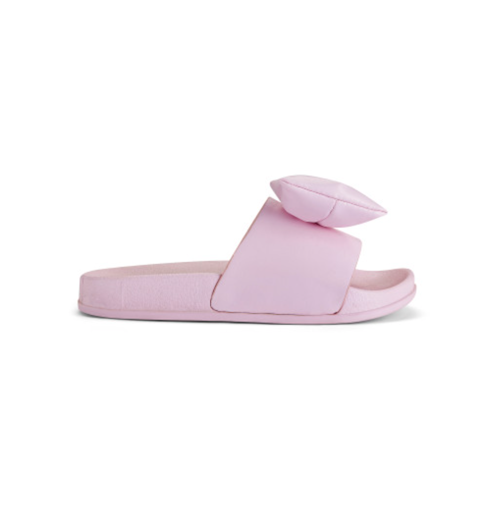 ADee Girls Pink Bow Summer Slider Bowty