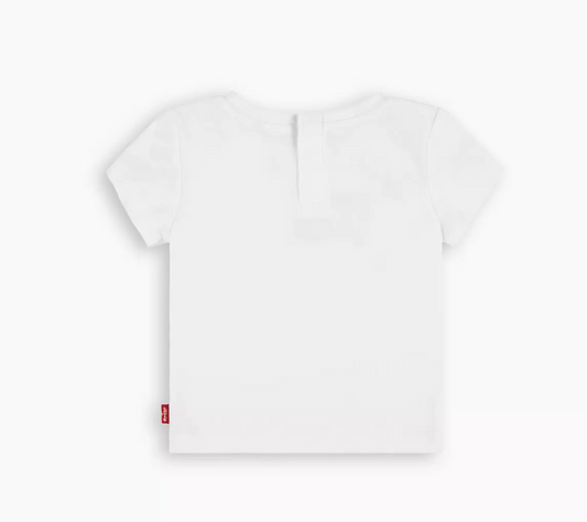 Levi's Boys White Basic Logo T-Shirt 6E8157