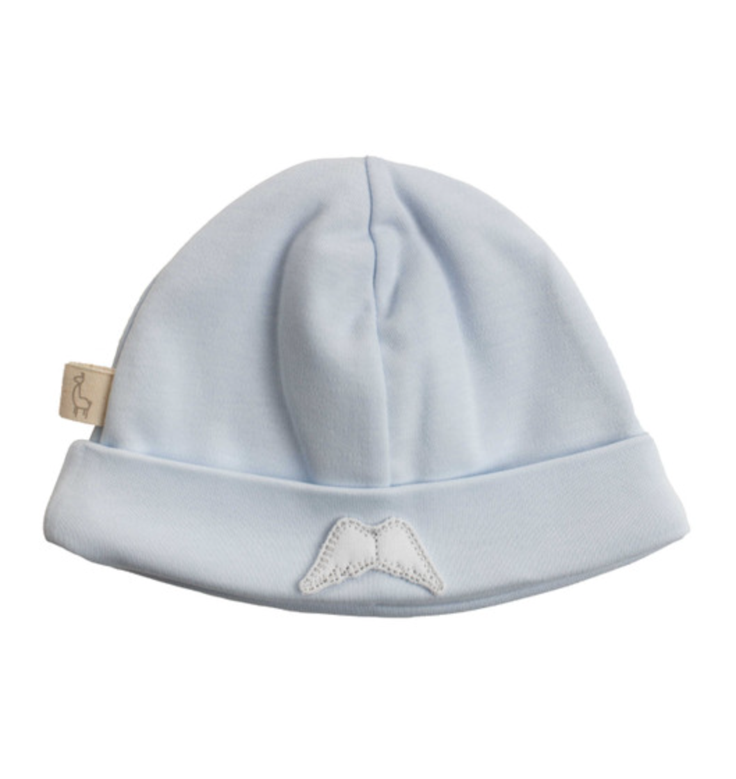 Baby Gi Blue Angel Wing Cotton Beanie Hat