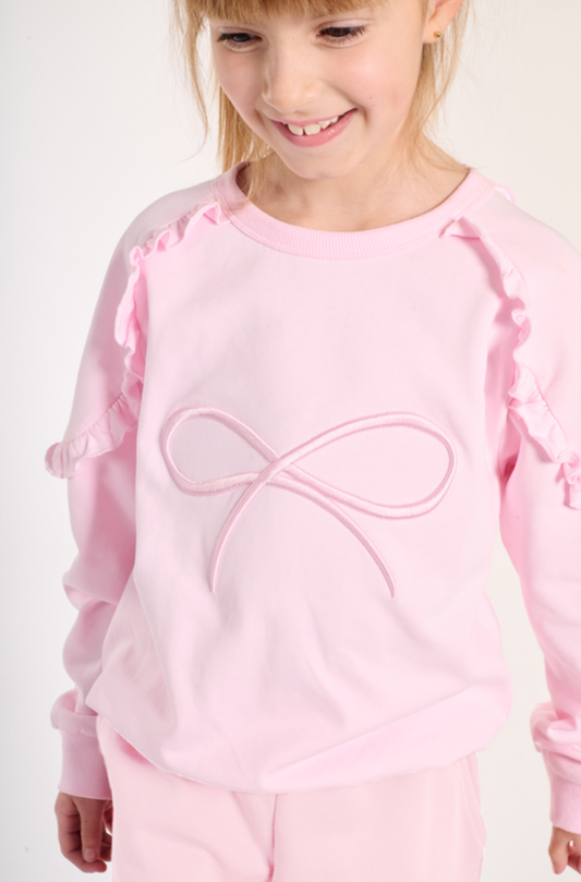 Lili Gaufrette Girls Light Pink Ruffle Short Set GJ306 GC335