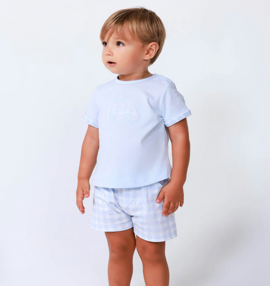 Tutto Piccolo Baby Boy Blue Two Piece Set 2706